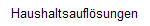 Haushaltsauflsungen